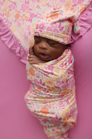 GARDEN TREASURES DREAM SWADDLE & BEANIE