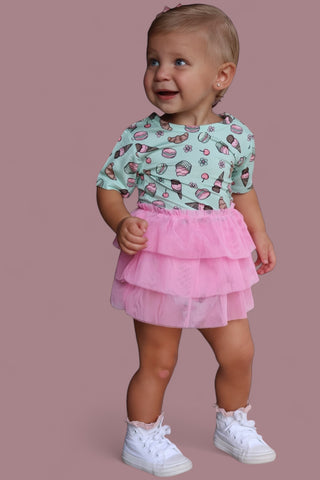 EXCLUSIVE BERRY CUTE BAKERY DREAM TUTU  BODYSUIT DRESS