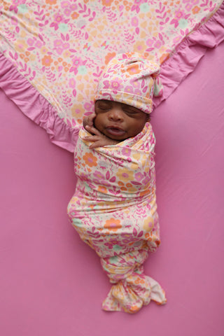 GARDEN TREASURES DREAM SWADDLE & BEANIE