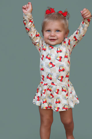 COZY COUPE CHRISTMAS DREAM BODYSUIT DRESS