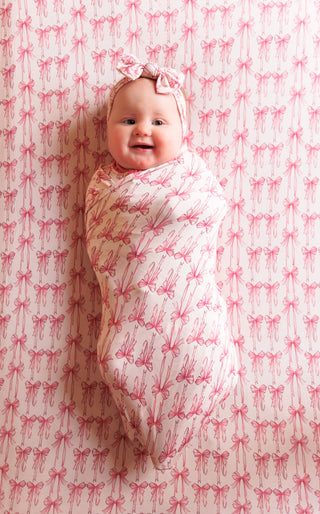 BOW CUTE DREAM SWADDLE & BEANIE