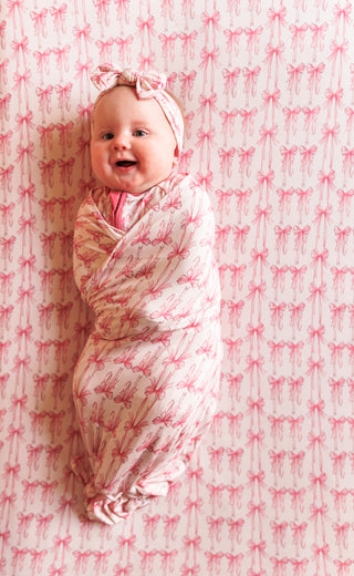 BOW CUTE DREAM SWADDLE & BEANIE