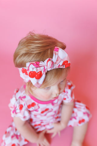 CHERRY SWEET CHECKERS DREAM BOW