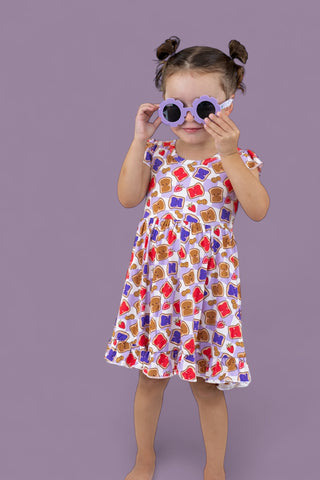 EXCLUSIVE PEANUT BUTTER JELLY TIME DREAM RUFFLE DRESS