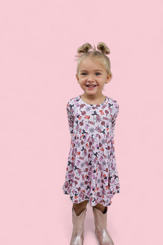 EXCLUSIVE BLAKELY'S MAGICAL HALLOWEEN DREAM RUFFLE DRESS