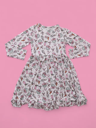 HOWDY 2025 DREAM RUFFLE DRESS