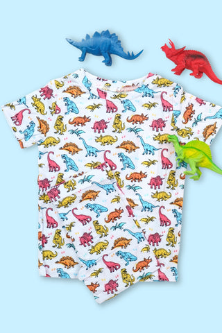 COLOR ME DINO DREAM SHORT SET