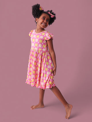 RADIANT SMILES DREAM RUFFLE DRESS