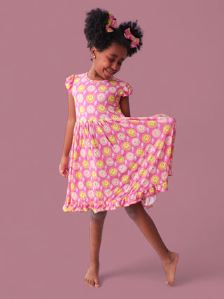 RADIANT SMILES DREAM RUFFLE DRESS