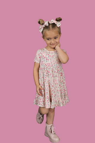 BLOOMS & BOWS DREAM RUFFLE DRESS