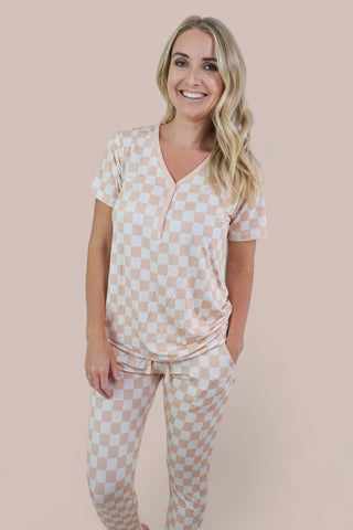 SANDY CHECKERS WOMEN'S DREAM JOGGER SET