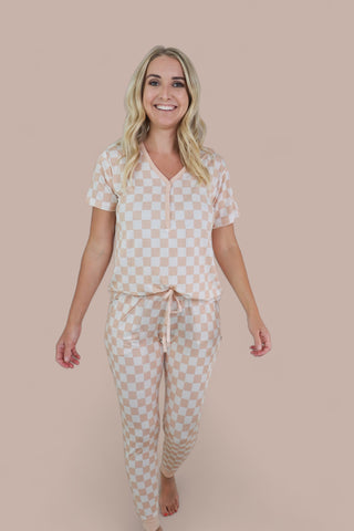 SANDY CHECKERS WOMEN'S DREAM JOGGER SET