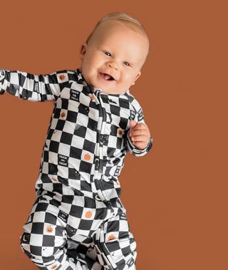 BOO CREW CHECKERS DREAM ROMPER