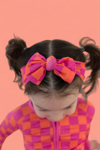 NEON DREAMS CHECKERS DREAM BOW