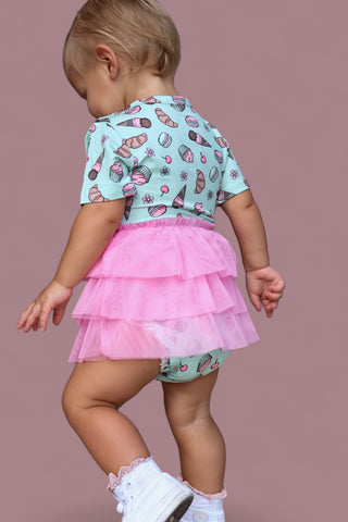 EXCLUSIVE BERRY CUTE BAKERY DREAM TUTU  BODYSUIT DRESS