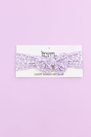 LAVENDER LEOPARD DREAM BOW