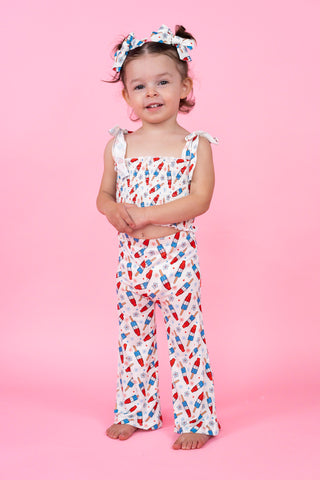 LITTLE MISS FIRECRACKER DREAM SMOCKED FLARE SET