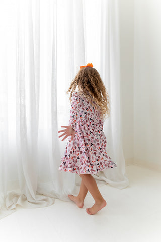 EXCLUSIVE BLAKELY'S MAGICAL HALLOWEEN DREAM RUFFLE DRESS