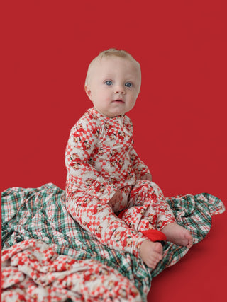 JOLLY SANTA CHECKERS DREAM ROMPER