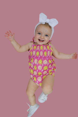 RADIANT SMILES DREAM BUBBLE ROMPER