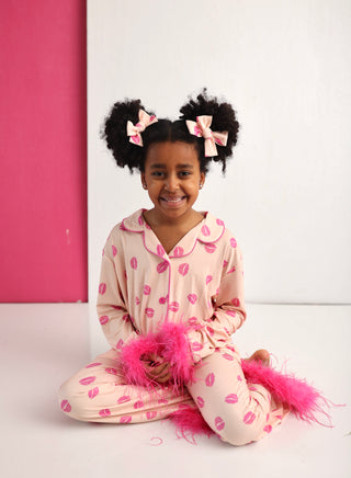 PUCKER UP GIRL'S FLARE FEATHERED DREAM SET