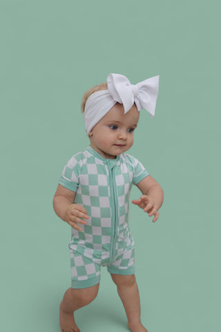 MINT CHECKERS DREAM SHORTIE