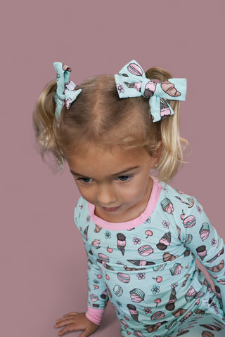 EXCLUSIVE BERRY CUTE BAKERY DREAM BOW HAIR CLIPS