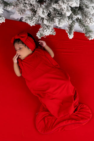 RED RIB DREAM SLEEP SACK