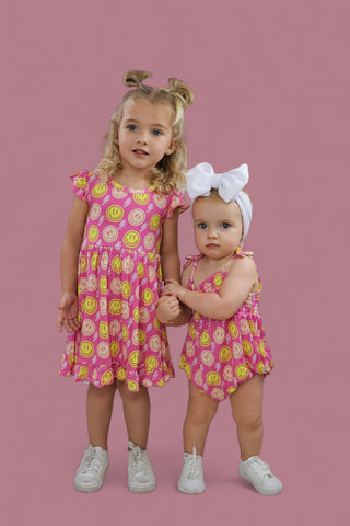 RADIANT SMILES DREAM BUBBLE ROMPER