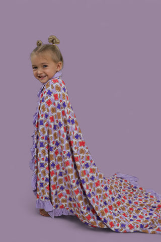 EXCLUSIVE PEANUT BUTTER JELLY TIME DREAM RUFFLE BLANKET