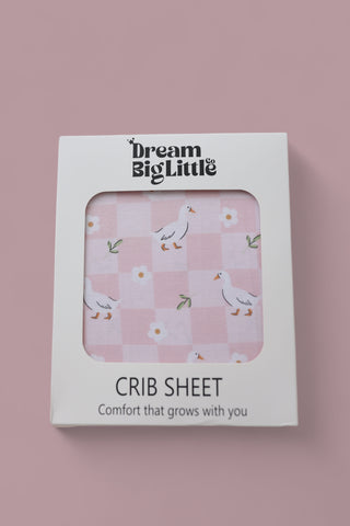 EXCLUSIVE DUCKS AND DAISIES DREAM CRIB SHEET