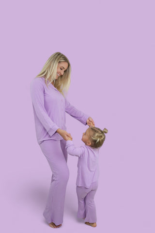 AMETHYST RIB WOMEN'S RELAXED FLARE DREAM SET