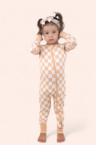 SANDY CHECKERS DREAM ROMPER