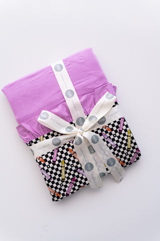 GET YOUR CRAYON ON DREAM RUFFLE BLANKET