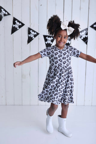 PIRATE CREW DREAM RUFFLE DRESS