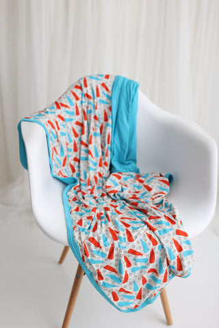 BURSTING RED WHITE & BLUE DREAM BLANKET