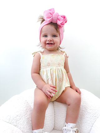 PASTEL SMILES DREAM BUBBLE ROMPER