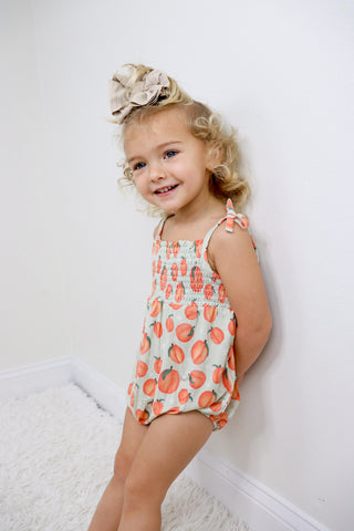 PEACHY-KEEN DREAM BUBBLE ROMPER