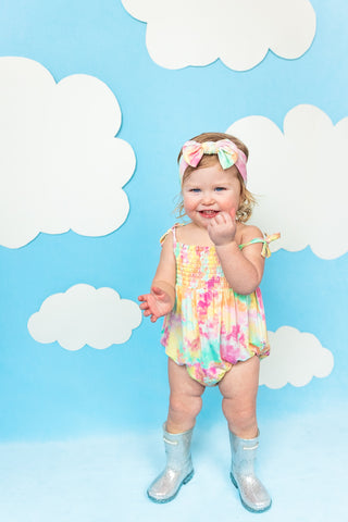 RAINBOW CLOUDS DREAM BUBBLE ROMPER