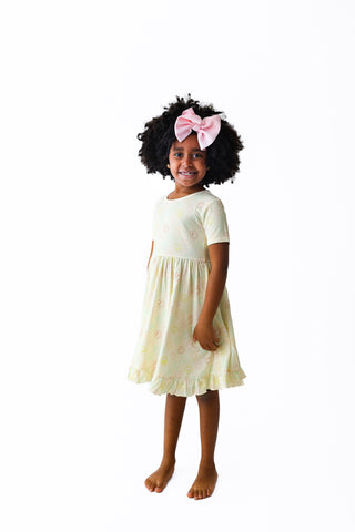 PASTEL SMILES DREAM RUFFLE DRESS